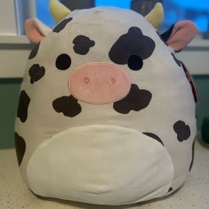 squishmallow colin the cow 16” RARE